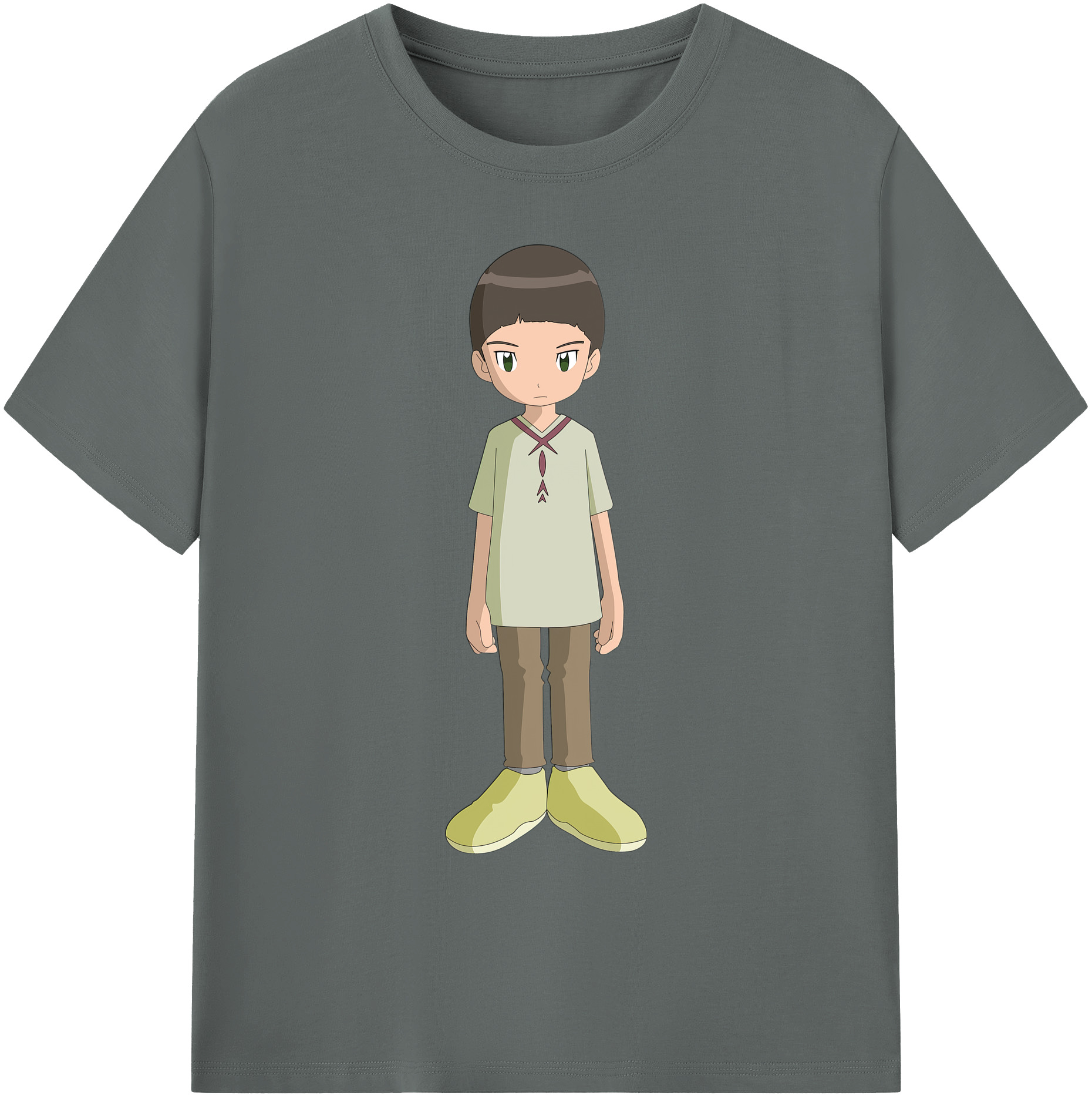（画像用） Digimon デジタルモンスター/デジモン 綿100％ メンズ半袖Tシャツ｜肌触りやわらか＆通気性
